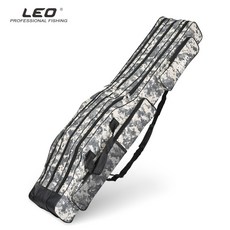 【釣魚名人】LEO/樂歐 28028 三層可折疊海釣包 1.2M/1.5M 雙肩庫釣魚竿包 路亞竿袋, 城市迷彩120