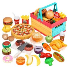 피크닉 베이커리 야채 과일 자르기 소꿉놀이세트 1개