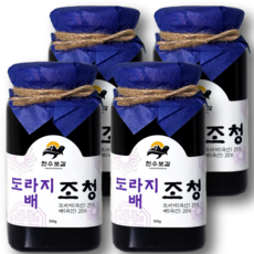 무설탕 배도라지청 500g 약도라지청 도라지조청 천수보감, 4개
