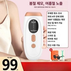 0번출구 가정용레이저제모기추천 다리털 가정용 여성, 화이트, 1개, 1g