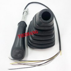 굴삭기 조이스틱 핸들 핸들 중장비 포크레인 2개 레버손잡이 구형, L. 블랙 킹콩에는 버튼이 네 개 있는데 왼쪽에 먼지