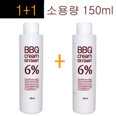 1+1구성~ 폴톤 비비큐 크림 옥시던트 6% 산화제 150ml (작은용량) / 염색탈색전용 산화제 / 정품, 2개