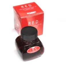 【長益鋼筆】platinum 白金 INK-420 INK-1200 鋼筆墨水 日本 配件, 1個, 紅色