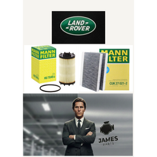 랜드로버 프리랜더 만 엔진오일필터+에어크리너세트 mann엔진오일교환세트, 1개, BMW 535i 550i 만오일필터 mann오일필터