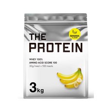 Zapro 자프로 프로틴 바나나맛 3kg 대용량 저당 고단백 WPC, 1개