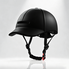 SEVOREN 경량 오토바이 자전거 스케이트보드 롤러스케이팅 라이딩 캡 안전헬맷, 무광 블랙