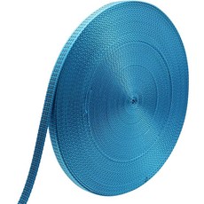 [ 1177333 ] 야루루 20m x 10mm 반사 원단 리본 나일론 웨빙 리본 테이프 트림 반려동물 스트립 (블루), 파랑