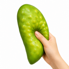 슈말 크런치 말랑이 슬랑이 망고 스트레스볼 스퀴시, 1개, 75g, 망고색