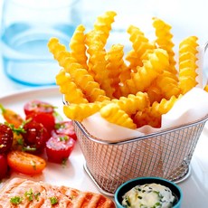 루토사 크링클컷 2kg / 줄무늬 감자튀김, 1개