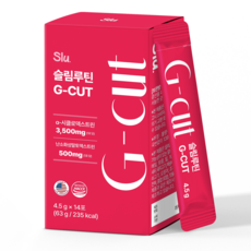 슬림루틴 슬루 G-컷 고함량 알파CD 알파시디 분말 알파시클로덱스트린 3500mg, 1박스, 14회분