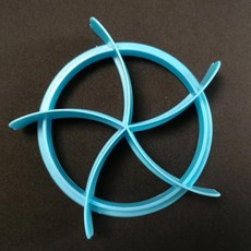 원형 타원형 클래식 빵 금형 선 페이스트리 커터 반죽 쿠키 프레스 케이크 비스킷 주방 베이킹 도구, 1. blue1, 1개