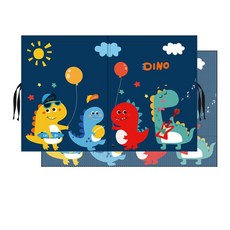 磁吸式雙開車窗簾 汽車窗簾 隔熱遮陽簾 車用磁鐵車窗遮陽簾, 1個, 恐龍氣球, 藍色