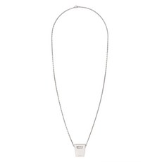 릭 오웬스 인그레이빙 로고 네크리스