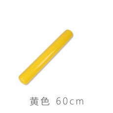 空氣棒 幼兒園體能感統訓練加油棒 充氣運動器材 90cm, 黃色