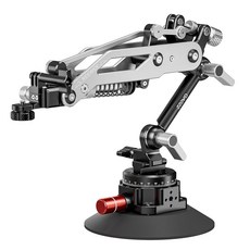 볼 매직 암이 장착된 NEWER 6인치15.2cm 카메라 흡입 컵 마운트 카메라액션 카메라폰 홀더용 자동차 윈드실드 대시에 금속 ARRI용 14인치 및 38인치 장착 구멍, GA022