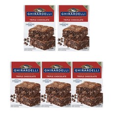 Ghirardelli 기라델리 트리플 초콜릿 프리미엄 브라우니 믹스 3.4kg, 5개
