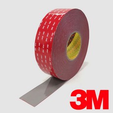 쓰리엠 VHB 초강력 아크릴폼 그레이 양면테이프 10mm x 5m, 1개