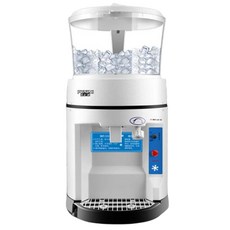 商用刨冰機 350W 110V 製冰量480KG/H 總容量11L 含冰鏟和排水管, 11L電動刨冰機碎冰機（可開蓋碎冰）