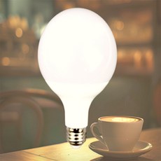 한스밀 카페 매장 인테리어 식탁 전구 LED볼구12W, 주광색(형광등색)