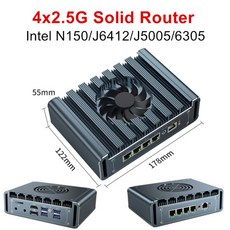 토폰 솔리드 방화벽 머신 인텔 i7 13620H i3 1215U 8505 4x25G LAN i226-V DDR4 NVMe 프록시모스 미니 PC, 01 No Ram No Storage, 01 China Mainland, 03 i5-1235U