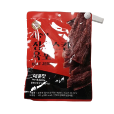 코주부 장기스칸 국내산 육포 매운맛, 1개, 100g
