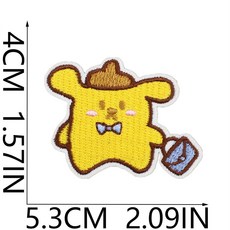 공예 DIY 재료 대용량 리본 파츠 장식 헬로키티 멜로디 패치 의류용 자수 만화 애니메이션 옷용, [25] style21