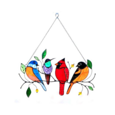 아크릴썬캐처 새장식 4마리 벽걸이 59000EA 1EA, 본상품