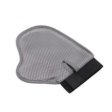 펫 머리카락 제거 장갑 다용도 보호 마사지 장갑 고양이 강아지 정리 장갑, 1개, 그레이（오른 손）