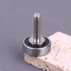 1/2Pcs 내구성 베어링 OD 26mm 스테인레스 스틸 M8 스레드 JS600026-8C2L25M8 도어 창용, [01] 1pc