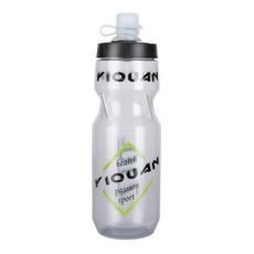 自行車水壺架運動水壺擠壓式水杯公路車山地車水杯架騎行單車配件, 帶防塵蓋水壺-灰色710L, 1個