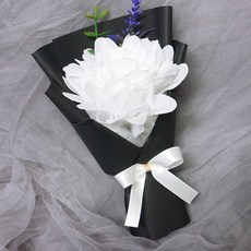 GFlower 조화꽃다발 납골당 미니꽃다발, 1개, 대국