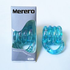 Merero 스트레스해소장난감 피젯토이 탱글 집중력 장난감 랜덤, 1개, 크리스털 블루