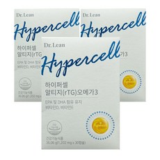 닥터린 하이퍼셀 알티지 오메가3 저분자 30캡슐 3박스 zc, 3개, 30정