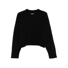 루루스튜디오 라운드 넥 크롭 스웨터