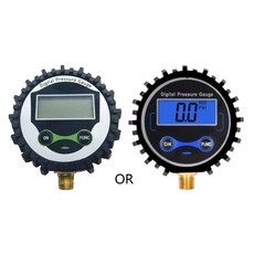 0-200PSI 고정밀 타이어 공기압 게이지 공기압 측정기 전원 및 기능 버튼 경량, 그림과 같이, 1개, 사이즈 이미지 참고