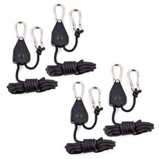 캠핑 도르래 조절식 로프 라이트 리프팅 텐트 가이라인 야외 빨랫줄 애완 동물 가죽 끈 금속 휠, 1. Metal 4pcs, 1개