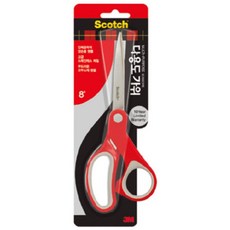 스카치 다용도 가위 대 20.3cm, 레드, 1개