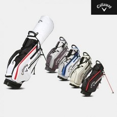 캘러웨이 정품 쉐브 K (CHEV K) 스탠드백 5가지 컬러, 화이트 블랙 파이어레드