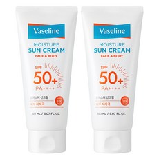 바세린 모이스처 선크림 SPF50+ PA++++, 2개, 150ml