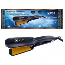 PSB 皮詩比 5.5W 浪板夾/玉米鬚夾 國際電壓 附隔熱收納套 防燙手套, 黑色, PSB 5.5W