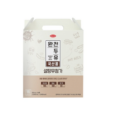 한미 완전두유 국산콩 설탕무첨가, 190ml, 160개