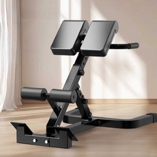 낙원굿즈 로망체어 의자 헬스장 강화 접이식 벤치, 상세페이지 참고, 싯업 컬 머신 레드 (충격 흡수)