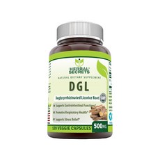 허벌시크릿 감초뿌리 500 mg 120 베지캡슐 DGL리크리시, 1개