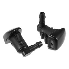 Edinstry 토요타 타코마 1995-2004용 윈드실드 와셔 노즐 키트 교체용 OE# 85381-04030 – 노즐 2개 호스 및 커넥터 블랙, Edinstry 토요타 타코마 1995-2004용 윈드