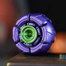 EDC 카이저 아연 합금 피젯 스피너 장난감 자폐증 스트레스 완화 감각 장난감 성인 및 어린이용 핸드 스피너 ADHD 불안 스트레스 완화 장난감, 1개, 보라색