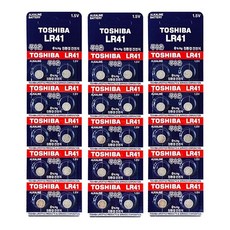 도시바 무수은 건전지 LR41, 10개입, 3개