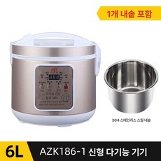 청국장발효기 요구르트 제조기 요플레 대용량, AZK186-1 내솥 1개 포함, 기본 모델명/품번