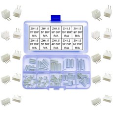 JST ZH 커넥터 1.5mm 2~12핀 헤더, DIP Header-Right Angle Type, JST-1.5MM-ZH