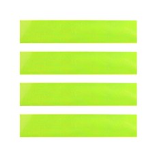 自行車反光貼紙 可愛造型安全反光貼紙 笑臉腳印自行車裝飾貼紙, 自行車反光貼紙-橫條, 1個