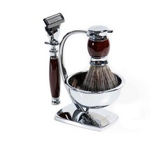 FREED 五刀式刮鬍刀天行者禮盒五件組, 1個, 仿紫紅壇木,不需要刻字